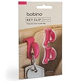 Bobino KECL2RU Schlüsselhaken, 2-er Pack Rubinfarben
